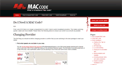 Desktop Screenshot of maccode.org.uk